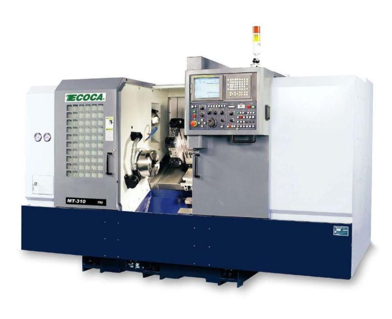 10 مخرطة أفقية CNC - صندوق منزلق - هيكل أحادي الكتلة - طاولة مائلة بزاوية 30 درجة - آلات ومعدات معالجة المعادن - MT-310