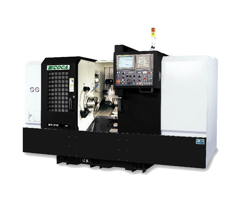 10 CNC Horizontal Lathe - Box Slide - Monoblock Body - 30 Degree Inclined Table