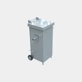 Conteneur de déchets métalliques galvanisés 120 LT - Technologies environnementales - BDB.10120-A