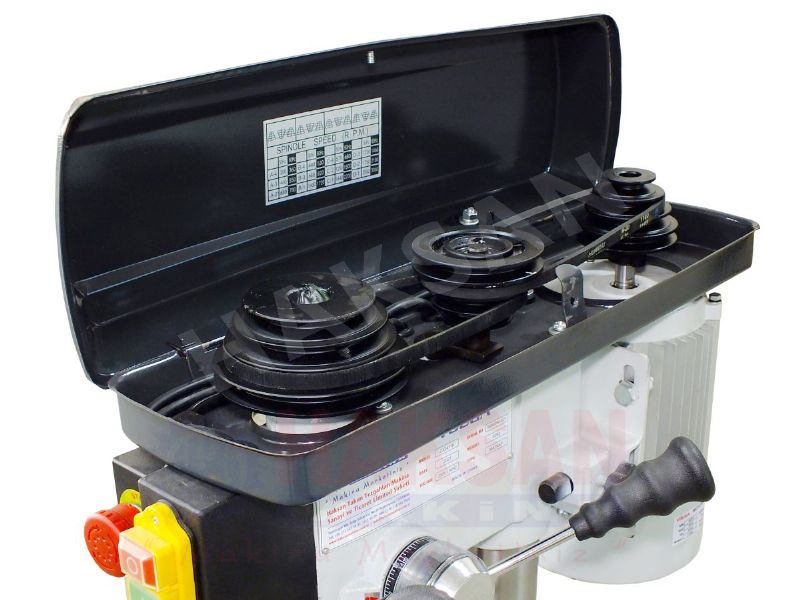Taladro de escritorio de 16 mm-220 V - Máquinas y equipos de procesamiento de metales - Mandren ve Mors Konik