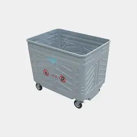 1700L Galvanized Metal Waste Container - Environmental Technologies - 1700LGALVA