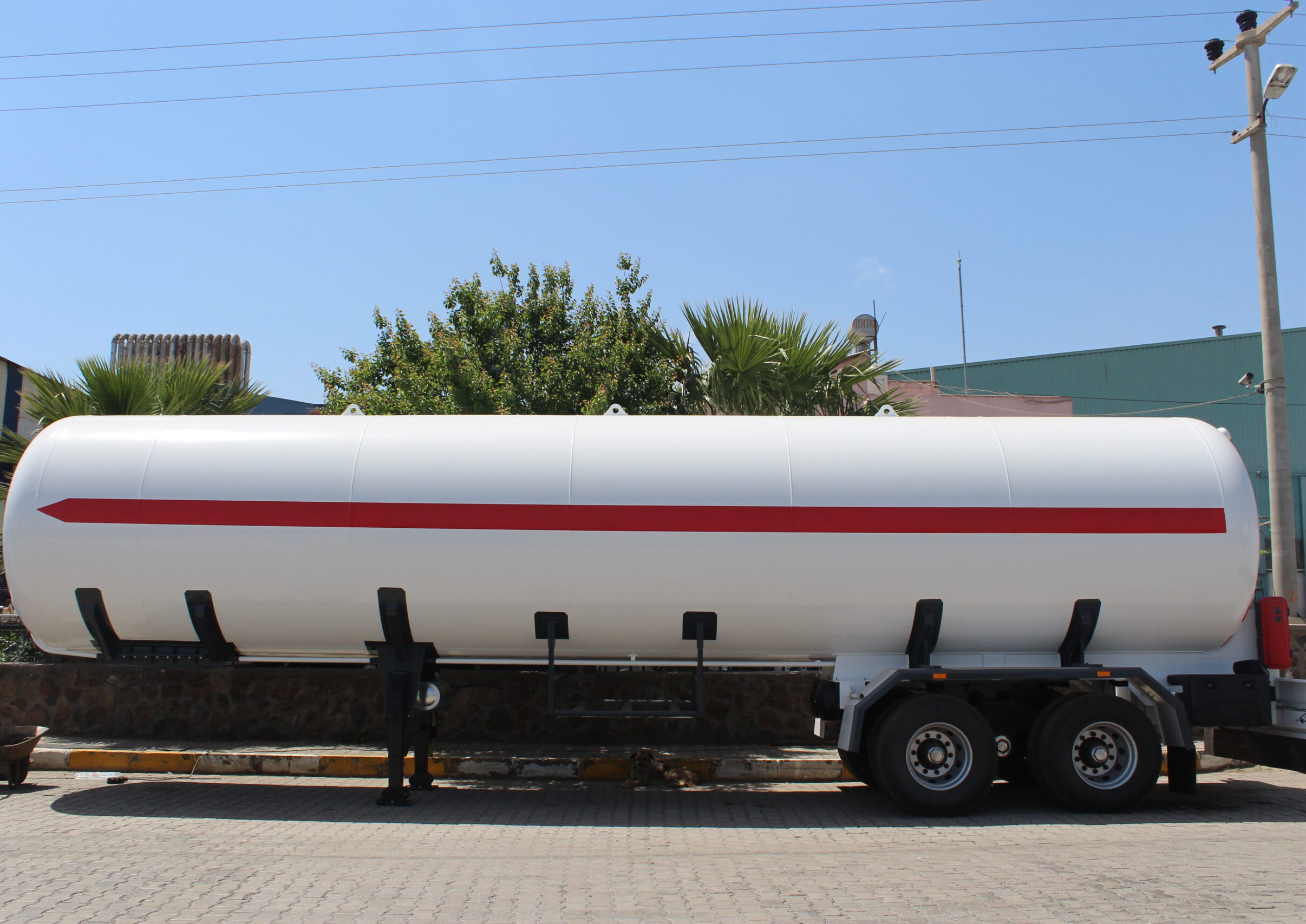 2 ejes: tanque de transporte de tijera inverso - Tanques industriales y recipientes a presión - TT-TM-001
