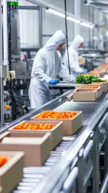 Sistemas de instalaciones de producción industrial de alimentos - Línea de producción e instalaciones - 001