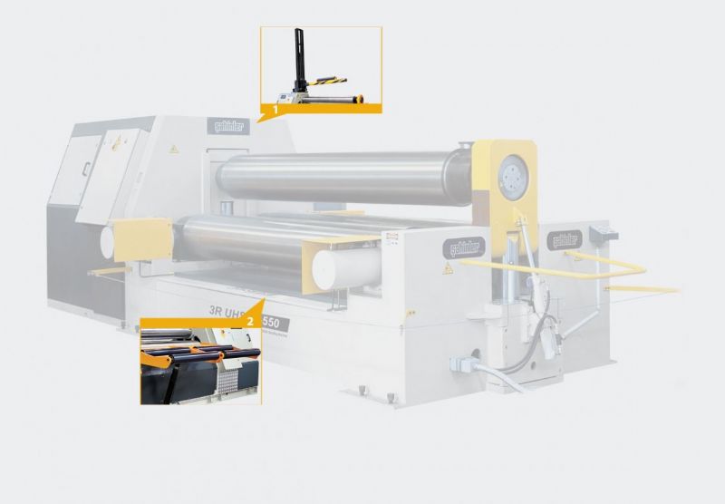 3 Rollen Hydraulische Schwere Art Rollen Maschine - Metallbearbeitungsmaschinen und -geräte - HKS-437