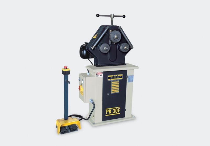 3-Roll Motor Mechanisches Profil und Rohrbiegemaschine - Metallbearbeitungsmaschinen und -geräte - 3 Toplu Motorlu Mekanik Dikey Çalışabilen Pedallı Boru ve Profil Kıvırma-Bükme Makinası
