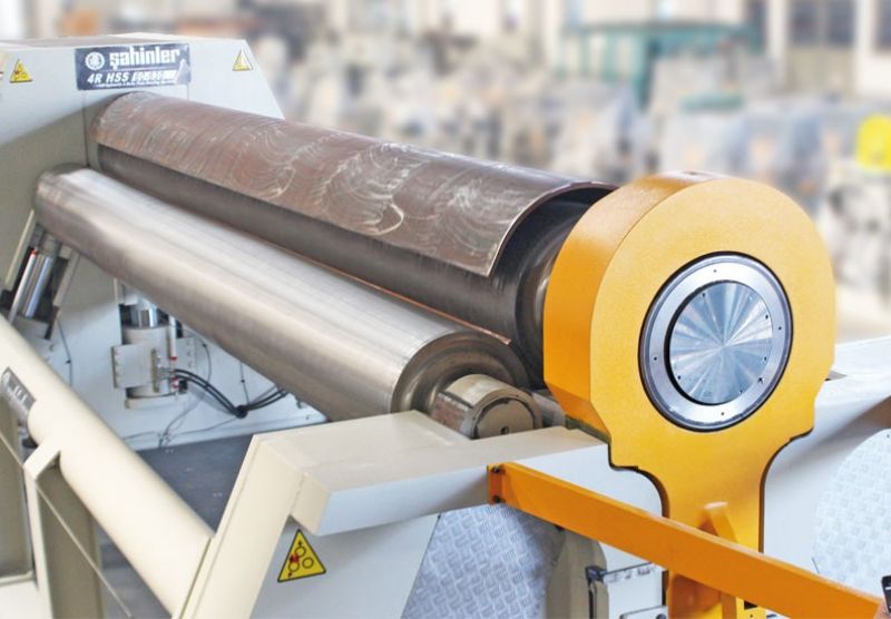 4 Kugel Hydraulische Schwere Art Rollen Maschine - Metallbearbeitungsmaschinen und -geräte - 4 Top Hidrolik Silindir Makinası