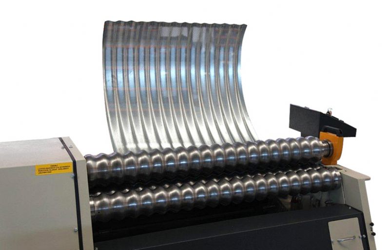 4 Rollen Wirtschaftliche Art Motorisierte mechanische Wellblech Biegerollenmaschine - Metallbearbeitungsmaschinen und -geräte - HKS-438