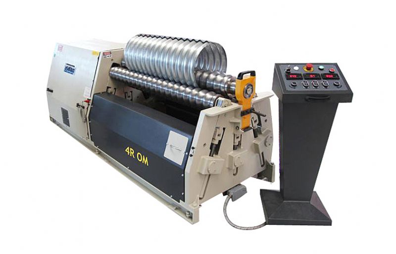 4 Rolls Economic Type Motorized Mechanical Corrugated Sheet Bending Roller Machine