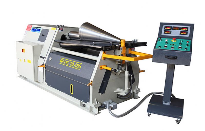 4 Roll Conical Twisting Hydraulic Cylinder Machine - Metal Processing Machines and Equipment - 4 Toplu Konik Bükme Hidrolik Silindir Makinası
