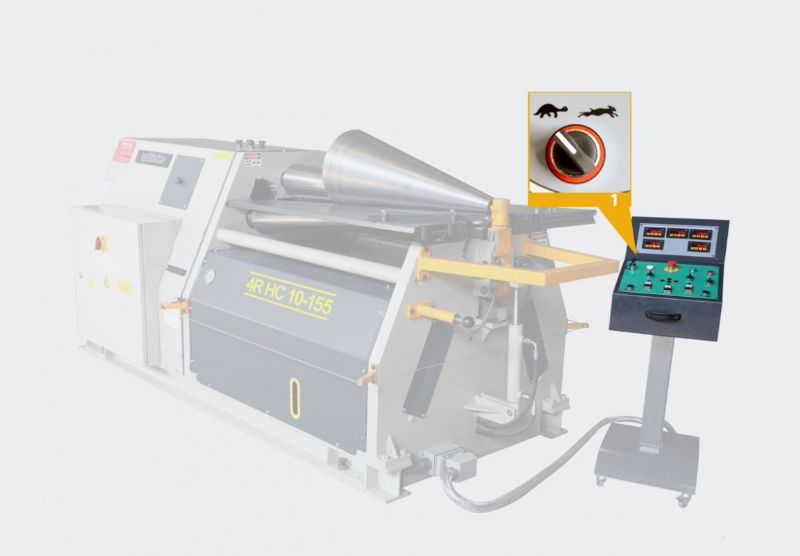 4 Roll Conical Twisting Hydraulic Cylinder Machine - Metal Processing Machines and Equipment - 4 Toplu Konik Bükme Hidrolik Silindir Makinası