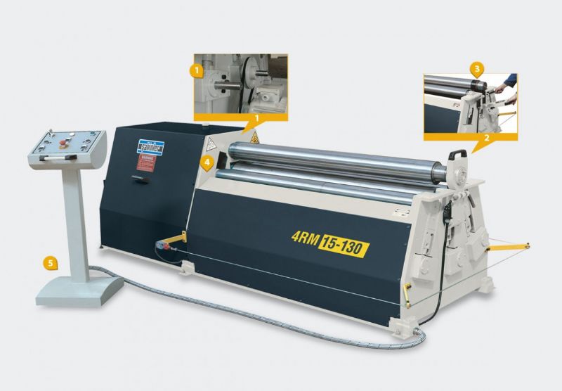Wirtschaftliche Art Rollmaschine mit 4 Rollen Mechanische Maschine - Metallbearbeitungsmaschinen und -geräte - HKS-439