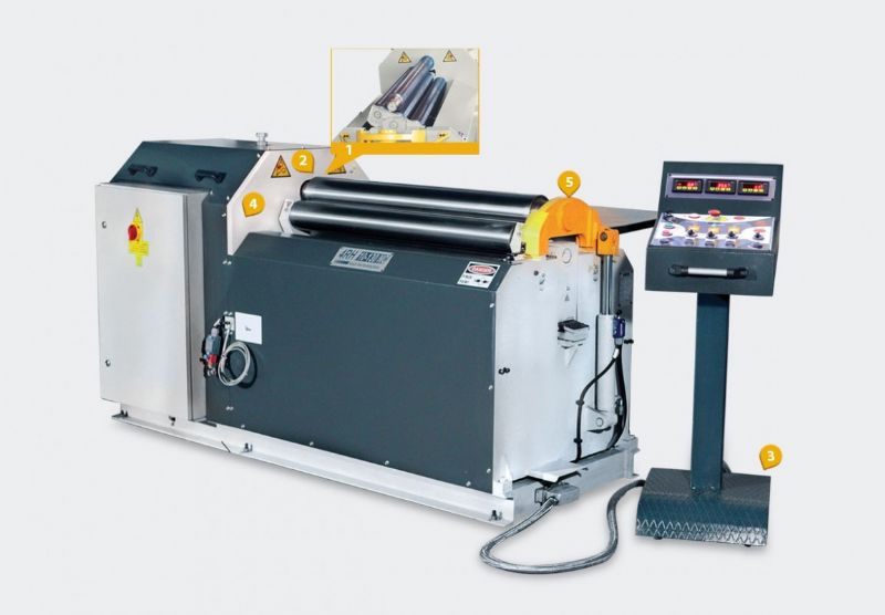Wirtschaftliche Art Rollmaschine mit 4 Rollen Mechanische Maschine - Metallbearbeitungsmaschinen und -geräte - HKS-439