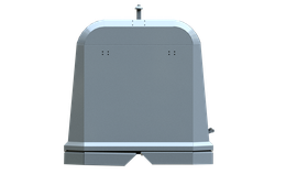 5000 LT Above Ground Metal Galvanized Waste Container - Environmental Technologies - BDB.15000-A