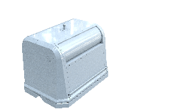 5000 LT Above Ground Metal Galvanized Waste Container - Environmental Technologies - BDB.15000-A