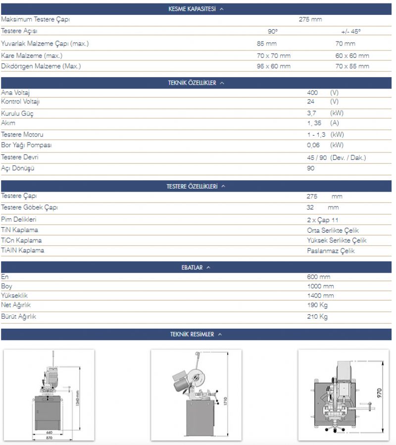 Heavy Speed Burr-Free Pipe und Profil Schneidmaschine - Metallbearbeitungsmaschinen und -geräte - V-275