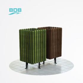 Corbeille modèle de clôture en bois - Technologies environnementales - BDB.30106-A