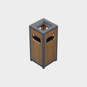 Holzart Gartentyp Dustbin - Umwelttechnologien - BDB.30102-A