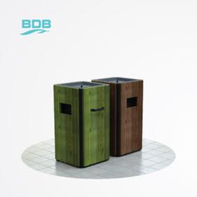 Деревянный портативный мусорный бак - Экологические технологии - BDB.30109-A