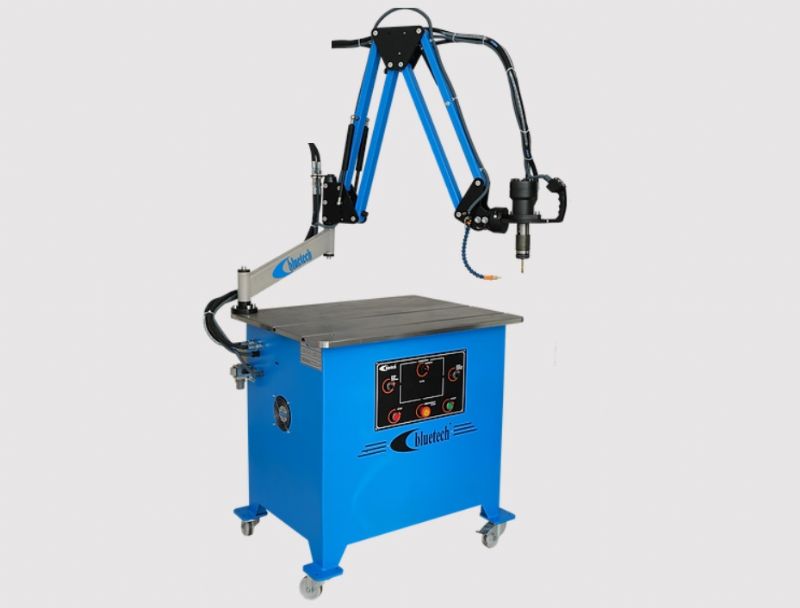 Acrobat Arm Table Hydraulic Tapping Machine - Metal Processing Machines and Equipment - M5 ile M24 Şanzıman Kademeli Hidrolik Akrobat Kollu Kılavuz Çekme Makinası