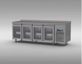 Astema Counter Type Refrigerator with 4 Glass Doors, 230*70*85 cm