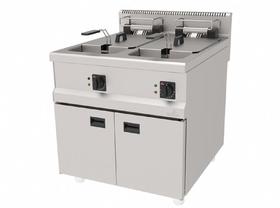 Atalay 29+29 litres de friteuse professionnelle électrique, (avec Cabinet), 80 x 90 x 85, AEF - 890