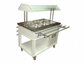 Atalay GN 1/1 3 حوض استحمام كهربائي باين ماري، 115x70x140، ASBM - 03 - آلات ومعدات المطبخ الصناعية - ATALAYGN11