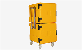 صندوق نقل الطعام Avatherm 600x2 Double Thermobox، بعجلات، 180x2 لتر، 74x76x140 سم - آلات ومعدات المطبخ الصناعية - AVATHERM60