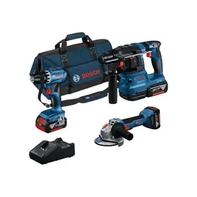 Bosch GSR+GWS+GBH+3X4.0AH+GAL 18V-40 Conjunto Mixto