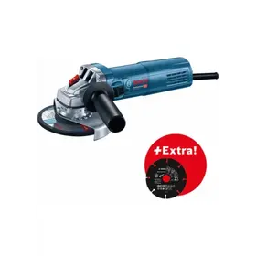 Rectificadora profesional Bosch GWS 9-125 S con velocidad regulable + Disco de corte multirueda de carburo de tungsteno