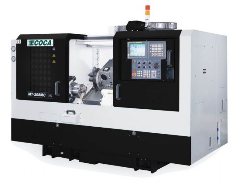 C Axis 8ʺ CNC Lathe - Inclined Table - Box Slide