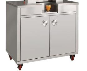 Cancan 38 Orange Juicing Machine Mobile Trolley with Double Pulp Bucket