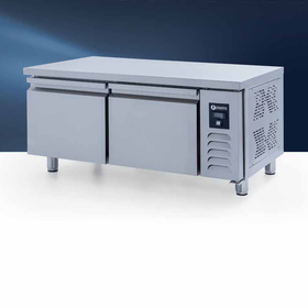 Iceinox UTS 210 N ديب فريزر سفلي 2 باب، 140*70*60 سم، 304 كروم - آلات ومعدات المطبخ الصناعية - CEINOXUTS2