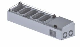 Iceinox VTS 132 PL Настольный салат-бар 5 GN 1/4 -150 - Промышленные кухонные машины и оборудование - CEINOXVTS1