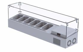 Iceinox VTS 150 GL طاولة سلطة كونترتوب 6 GN 1/4 -150 - آلات ومعدات المطبخ الصناعية - CEINOXVTS1