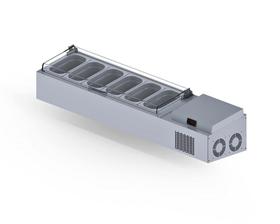 Iceinox VTS 150 PL Настольный салат-бар 6 GN 1/4 -150 - Промышленные кухонные машины и оборудование - CEINOXVTS1