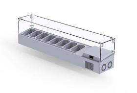Iceinox VTS 178 GL طاولة سلطة كونترتوب 8 GN 1/4 -150 - آلات ومعدات المطبخ الصناعية - CEINOXVTS1