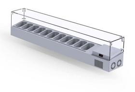 Iceinox VTS 225 GL Настольный салат-бар 11 GN 1/4 -150 - Промышленные кухонные машины и оборудование - CEINOXVTS2