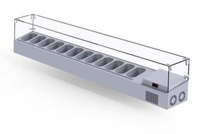 Iceinox VTS 250 GL Настольный салат-бар 12 GN 1/4 -150 - Промышленные кухонные машины и оборудование - CEINOXVTS2