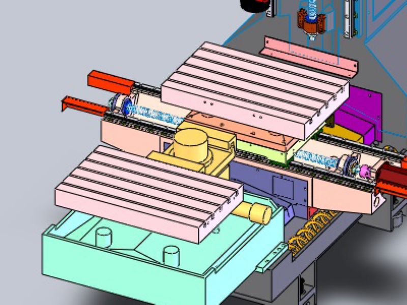 CNC Double Pallet Vertical Machining Center - Metallbearbeitungsmaschinen und -geräte - MT-800