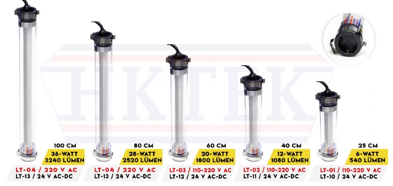 Rohr LED Beleuchtung Fixture für CNC- und Industriemaschinen - Metallbearbeitungsmaschinen und -geräte - 110-220-V AC LED Makina Lambası