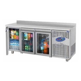 Csa 3 Glass Door Counter Type Refrigerator, 188*70*85 cm, 304 Chrome