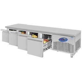 CSA CS-CİH 4D-700 ديب فريزر تحت الجهاز، 310 لتر، 4 أدراج - آلات ومعدات المطبخ الصناعية - CSACSCH4D7