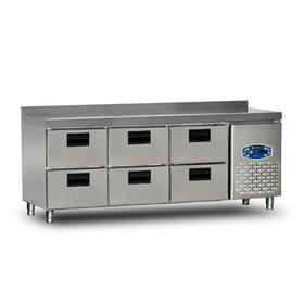 Dampak Undercounter Refrigerator with Under Drawers 135 Lt