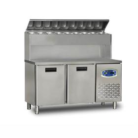 Dampak Doppeltür, Hochmodell, Pizza Zubereitung Kühlschrank 290 Lt - Industrielle Küchenmaschinen und -geräte - DAMPAKIFTK