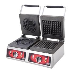 DRN Electric Square+Clover Waffle Maker, Double - Machines et équipements industriels de cuisine - DRNELEKTRI