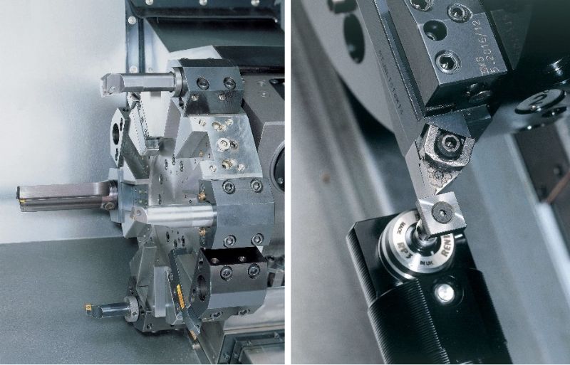 مخرطة CNC Ecoca 8ʺ - الطول 750 مم - مقعد مائل - صندوق منزلق - آلات ومعدات معالجة المعادن - MT208-750 Eğik Banko Monoblok Gövde CNC Torna Tezgahı