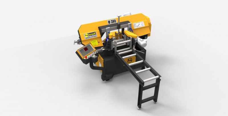 Electronic Angle Cutting Rotary Belly Band Sawing Machine - Metal Processing Machines and Equipment - Elektronik Açılı Kesim Döner Göbek Şerit Testere Tezgahı