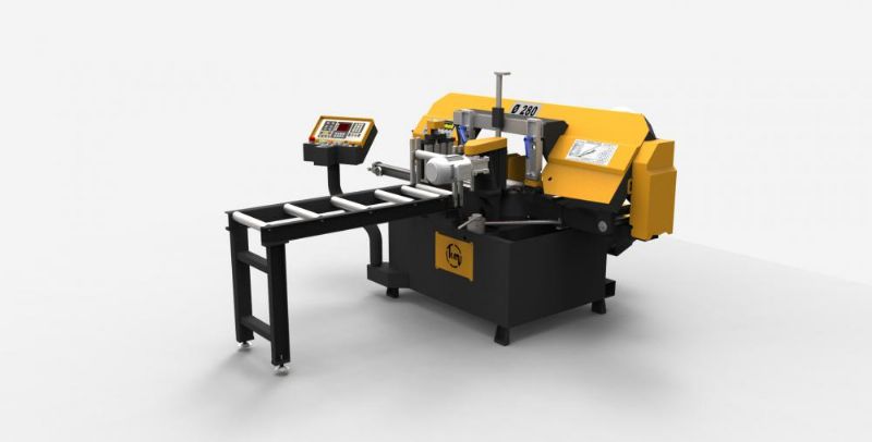 Electronic Angle Cutting Rotary Belly Band Sawing Machine - Metal Processing Machines and Equipment - Elektronik Açılı Kesim Döner Göbek Şerit Testere Tezgahı