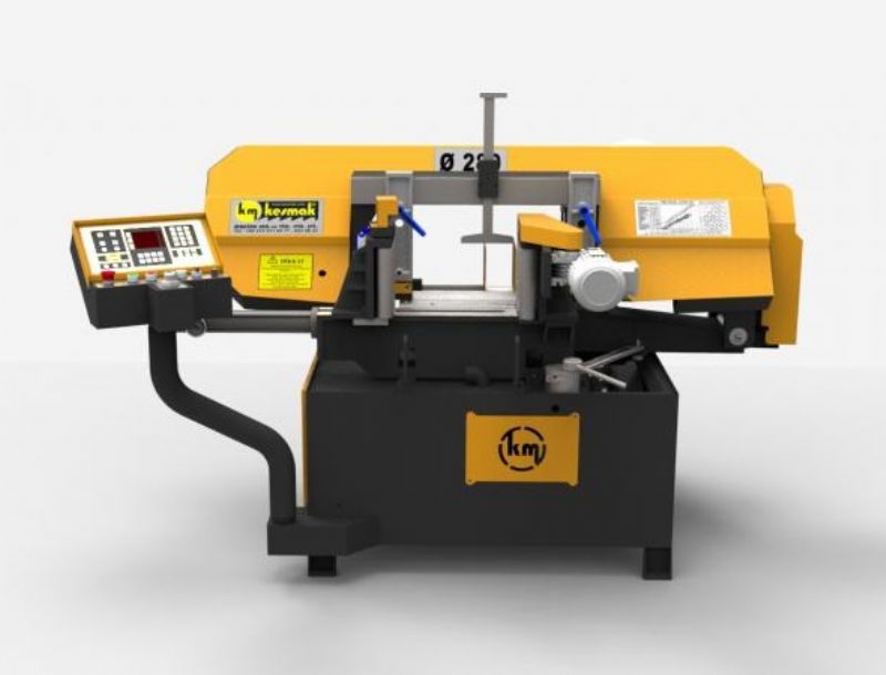 Electronic Angle Cutting Rotary Belly Band Sawing Machine - Metal Processing Machines and Equipment - Elektronik Açılı Kesim Döner Göbek Şerit Testere Tezgahı