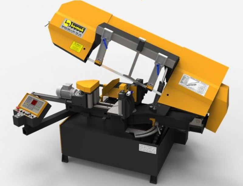 Electronic Angle Cutting Rotary Belly Band Sawing Machine